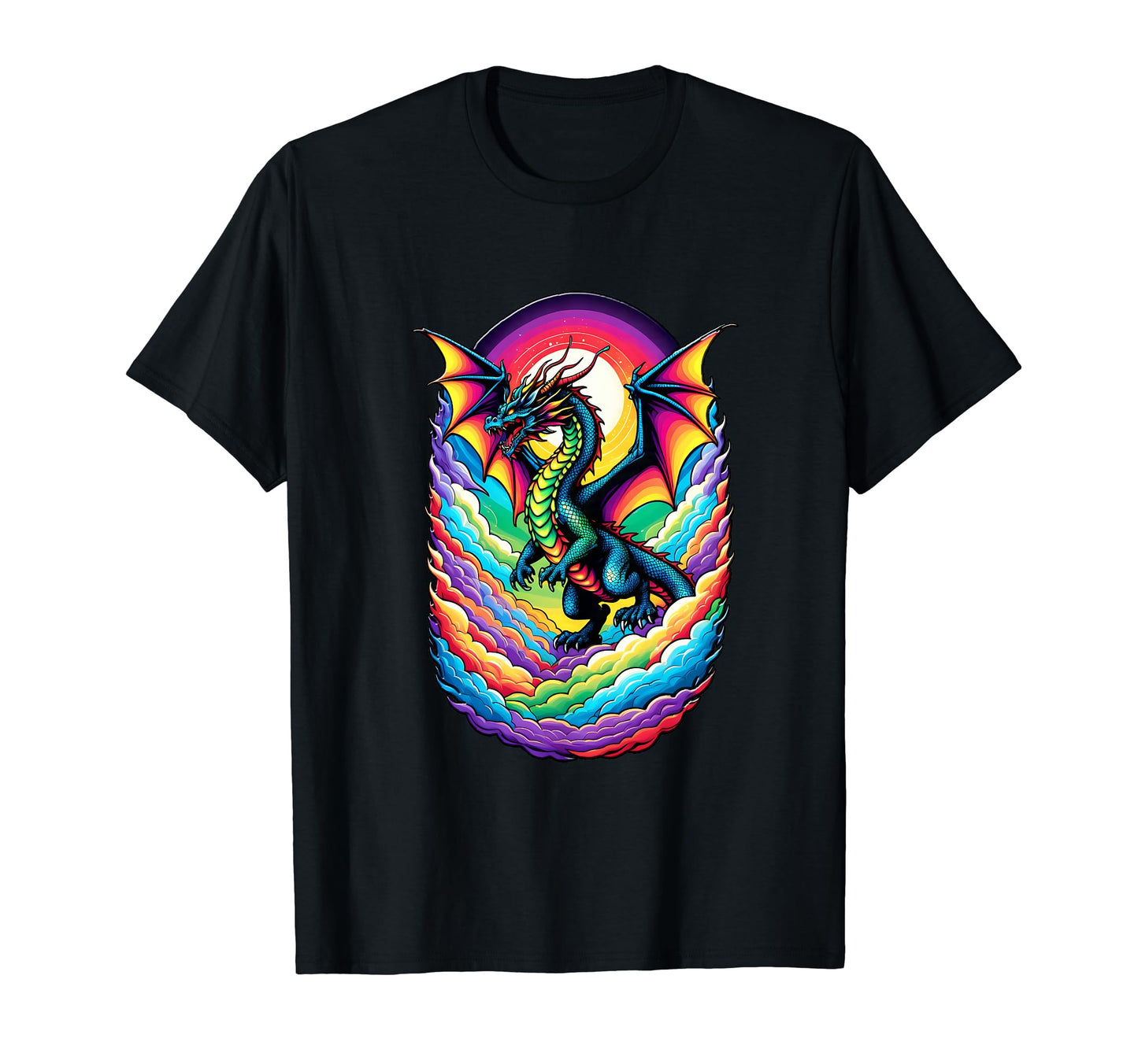 Rainbow Dragon Ascends T-Shirt