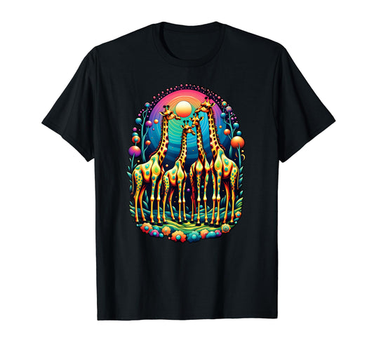 Groovy Giraffe Parade T-Shirt