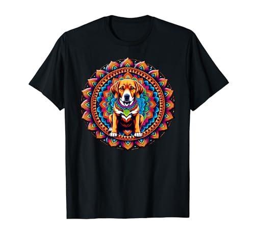 Zen Dog Mandala - Cute Puppy Vibes T-Shirt