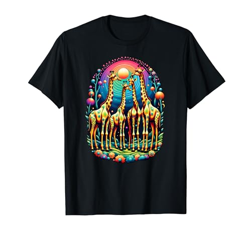 Groovy Giraffe Parade T-Shirt